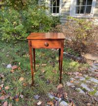 Artisan night stand by Matt Kinny in rare makore wood