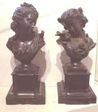 Antique bronzes by Auguste Joseph Peiffer