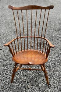 Large D R Dimes comb back Windsor armchair