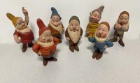 Original Seiberling Disney seven dwarfs c1938