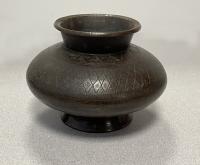 Antique Burmese bronze pot