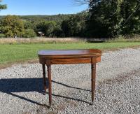 English Regency mahogany card table c1820