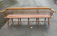 Wallace Nutting Ten Legger low back bench