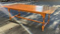 D R Dimes large tiger maple dining table