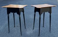 River Bend tiger maple porringer top tables