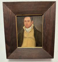 Small portrait of an English gentleman c1820