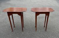 Eldred Wheeler pair of cherry stands