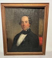 19thc oil portrait of a gentleman