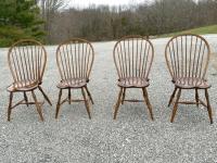 D R Dimes bow back Windsor chairs made 1979