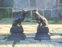 Bookends Antique Mastiff bronze doorstops