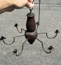 Diminutive candle chandelier