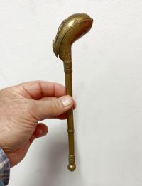 19th c French brass clay pipe holder