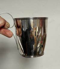 William Moulton coin silver mug