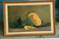 Fine still life Oil on canvas by Fannie Burr