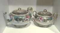 Antique china Nippon Teapot and Sugar Nippon