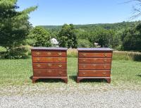 Pair of Chippendale style gentlemans chests