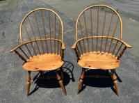 Warren Chair Works pair of Windsor armchairs