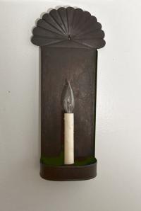 RDS tall tin wall sconce in the 1760 style