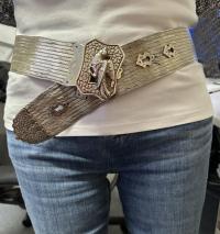 Antique Turkish 900 silver belt