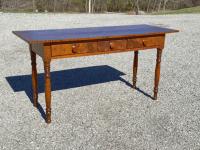Vintage sofa table or desk in strong tiger maple