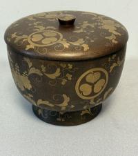 Japanese Edo covered lacquer bowl