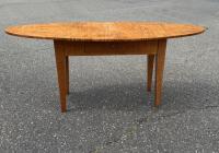 Tiger maple coffee table made by Herb Rutter