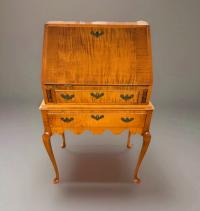 Eldred Wheeler tiger maple desk