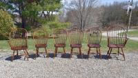 D R Dimes Windsor chairs set of 6