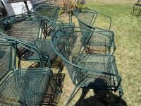 Woodard patio chairs set of 8