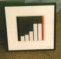 Modern art lithograph print George Giusti