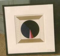 Modern Art George Giusti colored lithograph