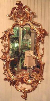 Period Antique English Chippendale mirror