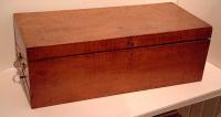 Antique American Tiger maple lap top desk