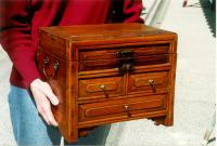 Antique Chinese dovetailed storage box