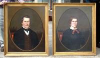 Antique Horace Bundy Portrait Paintings