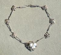 Taxco Mexico Sterling Silver Grapes Necklace