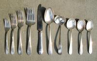 Antique S Kirk and Son Sterling Flatware service Set for 6
