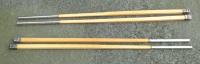 Antique Chinese Ivory Sterling Silver Chop Sticks