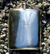 Antique Gorham sterling silver flask