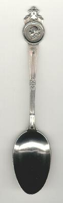 Gorham sterling silver Medallion pattern spoon by Tiffany