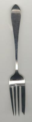 Henry Kohn and Sons sterling silver serving fork