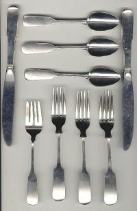 Gorham sterling silver Old English Pattern flatware