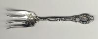 Antique Gorham Durgin DuBerry sterling silver flatware serving fork