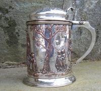 Rare Antique SP Swim Club trophy stein 1863