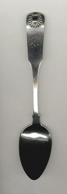 Wolcott and Gelston American coin silver tablespoon c1820