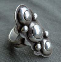 William Spratling Silver Ring circa 1940 to 1945