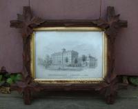 Antique Wesleyan Academy Boarding House Print