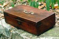 Antique 18th American century cherry box