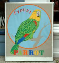 Robert Indiana Signed Print Eyphka Parrot