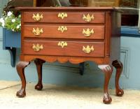 Antique Centennial Ball and Claw foot three drawer lowboy